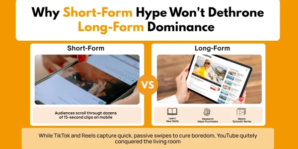 TikTok vs. YouTube: Why Short-Form Hype Won't Dethrone Long-Form Dominance